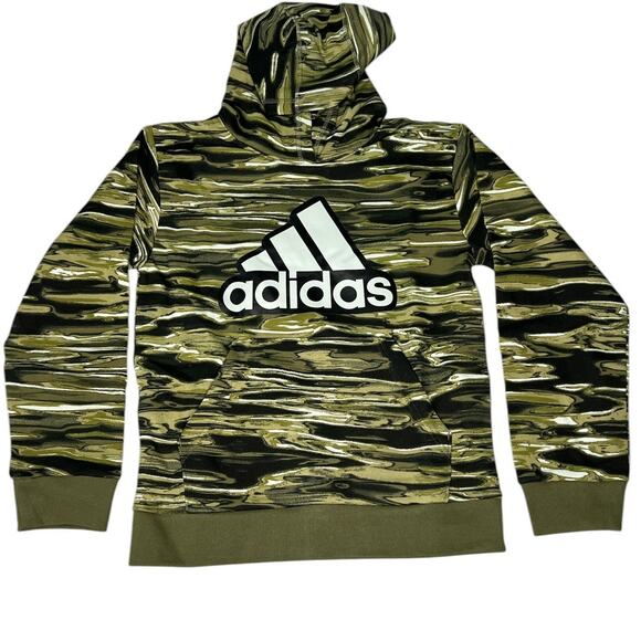 adidas Other - Adidas Boy's Liquid Camo‎ Hoodie Size M 10/12-NWT